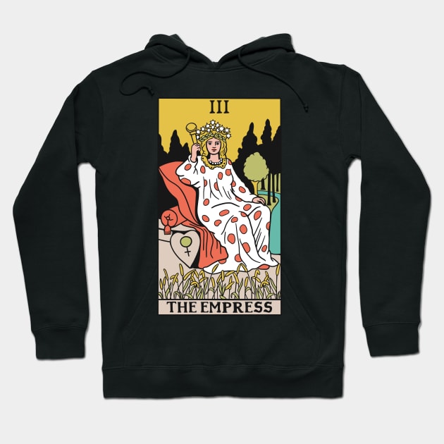 The Empress Tarot Card - Witchy Magic Hoodie by isstgeschichte